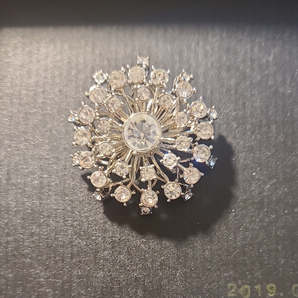 Crystal Brooch